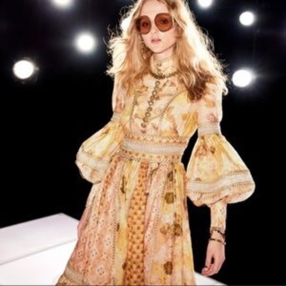 Zimmermann Dresses & Skirts - Zimmermann Gold and Yellow Mini Dress